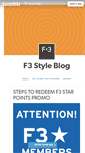 Mobile Screenshot of blog.f3.com.sg