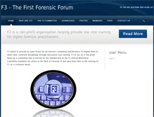 Tablet Screenshot of f3.org.uk